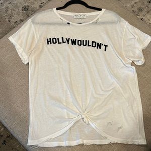 Wild fox / M/ sheer tshirt